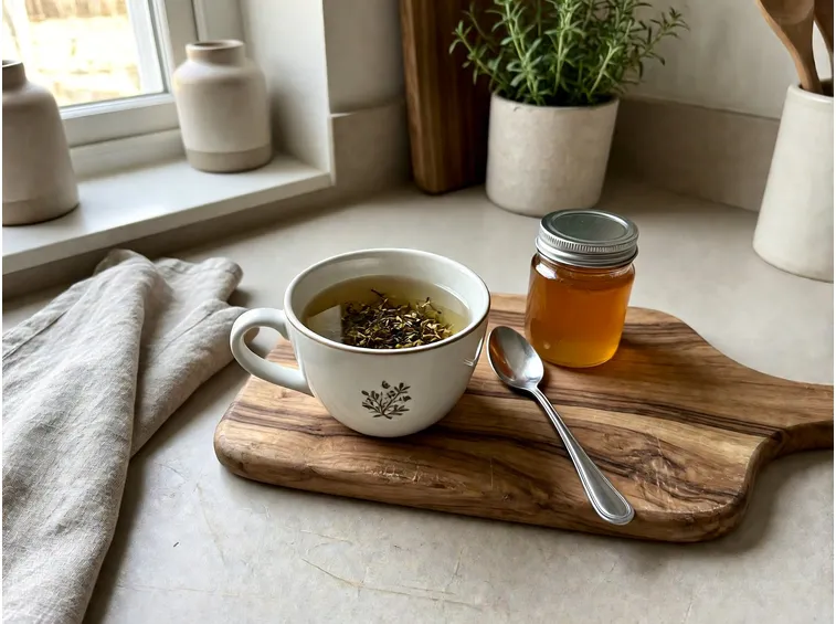 Tisane, miele e alimentazione leggera durante la convalescenza