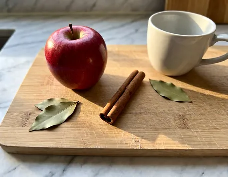 Mele nuove e cannella in stecca: cosa mettere in tazza