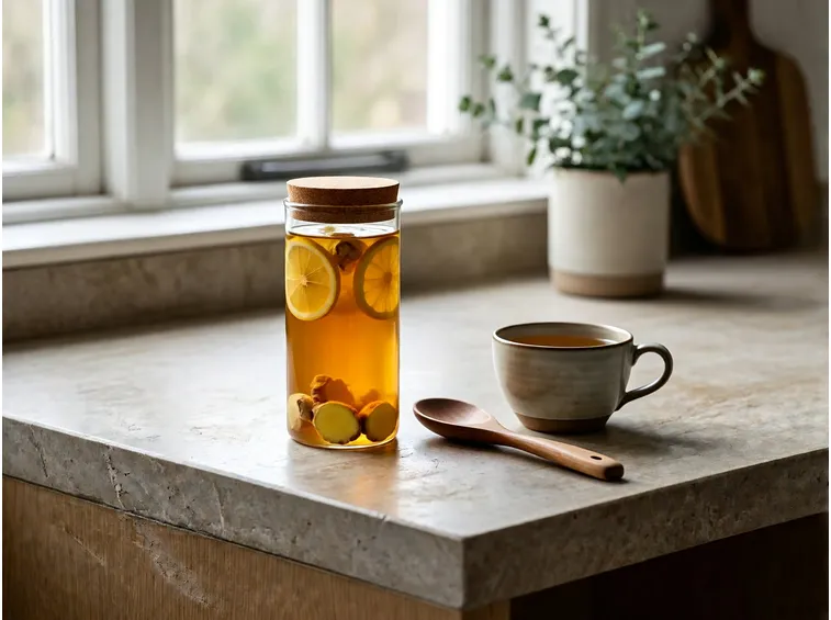 Sciroppo casalingo a freddo con limone e zenzero: come prepararlo