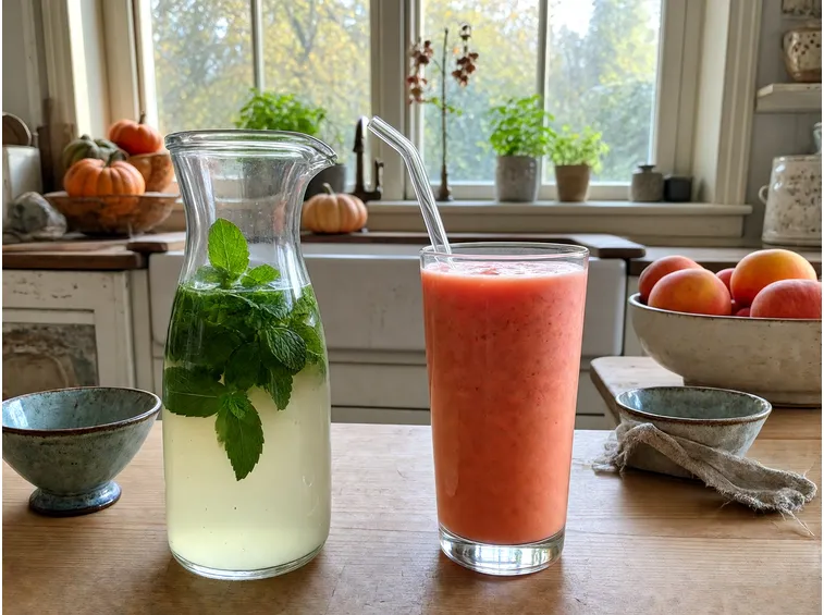Nelle bevande: frullati, infuso a freddo e tisane tiepide