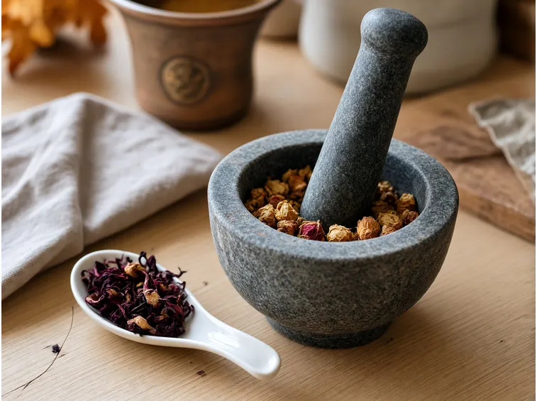 Preparazione corretta dell'infuso di rosa canina e ibisco