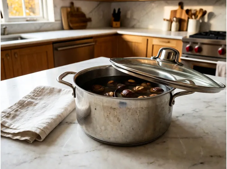 Castagne bollite: cottura in acqua, aromi e come sbucciarle