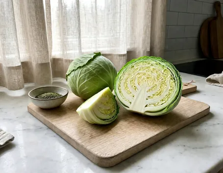 Scegliere e preparare il cavolo cappuccio per la stufatura