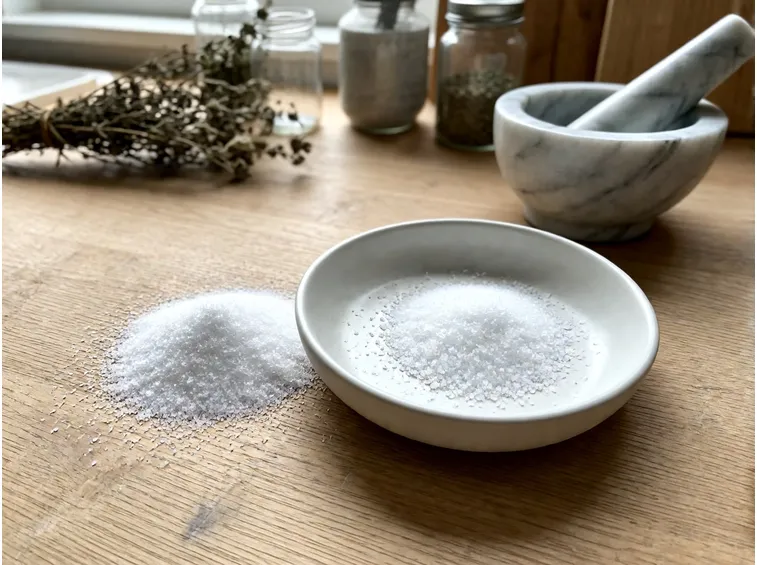 Dosi e tipo di sale per un sale aromatizzato equilibrato