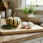 Quale zucca scegliere e come preparare rosmarino e uova