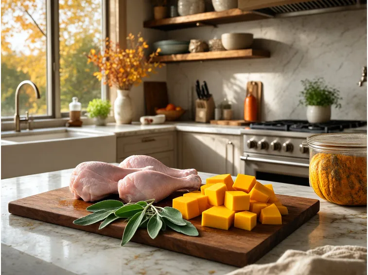 Gli ingredienti: quale pollo e quale zucca scegliere