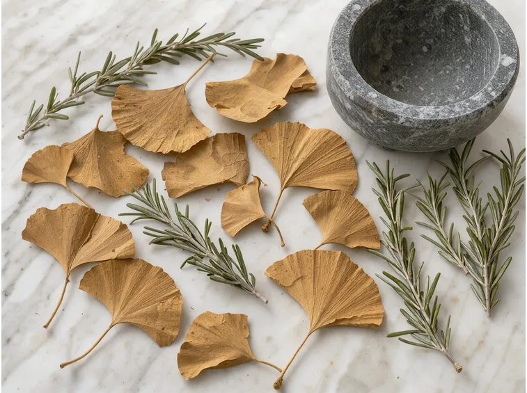Ginkgo e rosmarino: il sostegno di fondo al microcircolo delle estremità